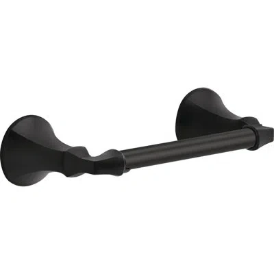 Delta Ashlyn Wall Mount Pivot Arm Toilet Paper Holder Bath Hardware Accessory In Matte Black