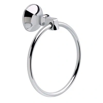 Delta Ashlyn Wall Mount Round Closed Towel Ring Bath Hardware Accessory In Chrome