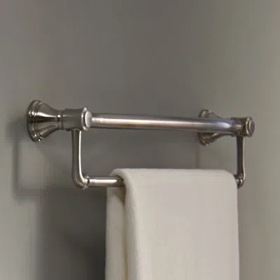 Delta Bath Safety 24" Wall Mounted Towel Bar In Brilliance Stainless