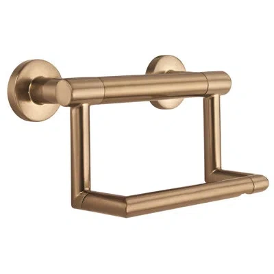 Delta Bath Safety Wall Mounted Toilet Paper Holder In Matte Black