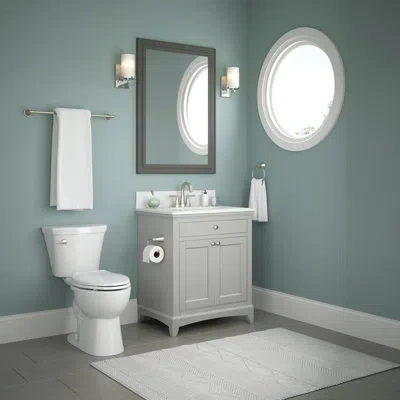 Delta Becker 3-piece Bath Accessory Set With 18 In. Extendable Towel Bar In Spotshield Brushed Nickel