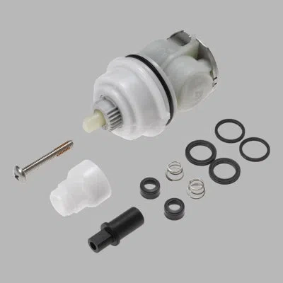 Delta Cartridge Assembly With Quad Ring And Seats In White