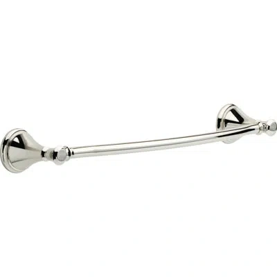 Delta Cassidy 18.06" Wall Mounted Towel Bar In Brilliance Polished Nickel
