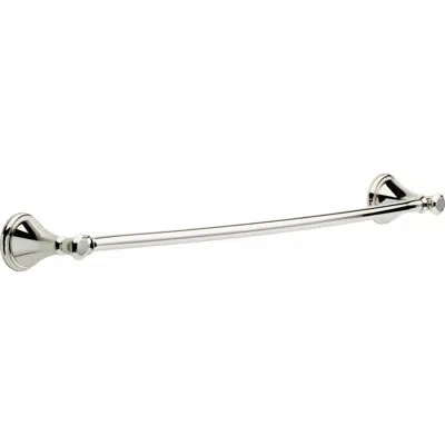 Delta Cassidy 24" Wall Mounted Towel Bar In Brilliance Polished Nickel
