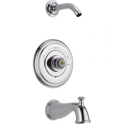 Delta Cassidy Multichoice(r) 14 Series Tub And Shower Trim In Chrome