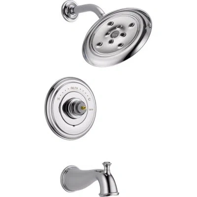 Delta Cassidy Multichoice(r) 14 Series Tub And Shower Trim In Chrome