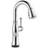 Delta Cassidy Single Handle Pulldown Bar/prep With Touch2o Technology In Chrome