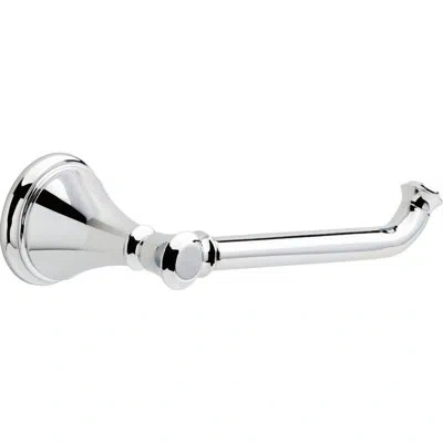 Delta Cassidy Wall Mount Single Post Toilet Paper Holder Bath Hardware Accessory In Polished Chrome