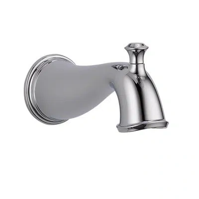 Delta Cassidy Wall Mounted Tub Spout Trim With Diverter In Chrome