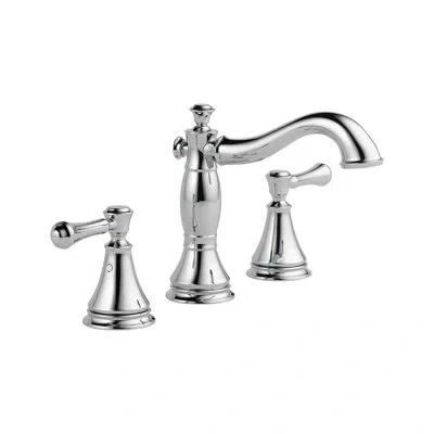 Delta Cassidy Widespread Bathroom Faucet 3 Hole, 2-handle Bathroom Sink Faucet With Drain Assembly In Chrome