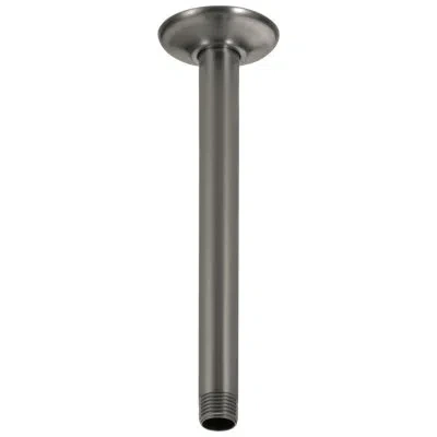Delta Ceiling Mount Shower Arm And Flange In Black Stainless