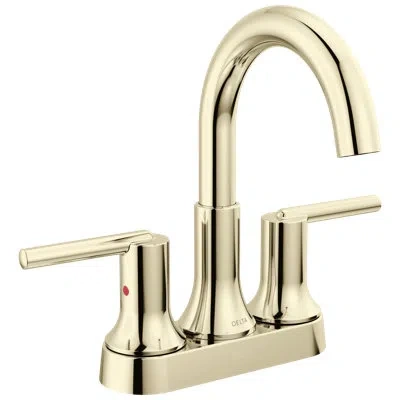 Delta Centerset Bathroom Faucet In Polished Nickel