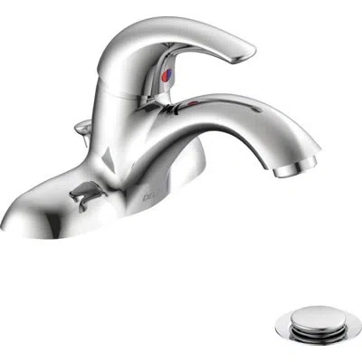 Delta Centerset Lavatory Centerset Bathroom Faucet With Drain Assembly In Chrome
