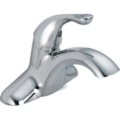 Delta Centerset Lavatory Faucet With Less Pop-up Drain In Chrome