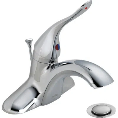 Delta Centerset Lavatory Faucet With Pop-up Drain In Chrome