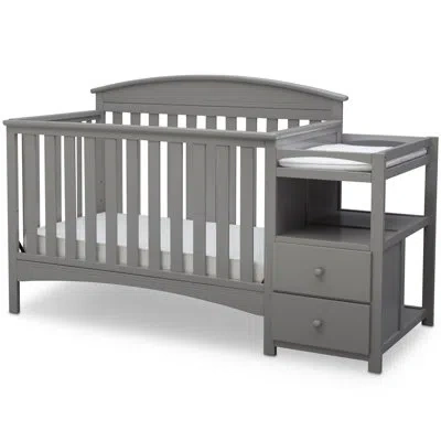 Delta Children Abby 4-in-1 Convertible Crib In Gray