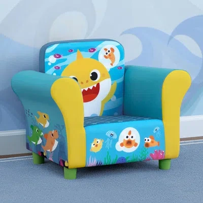 Delta Children Baby Shark Upholstered Chair In Multi