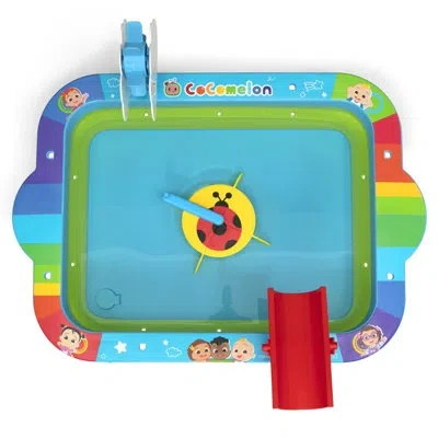 Delta Children Cocomelon Water Activity Table By  - Collapsible & Portable - Ideal For Travel,  Blue