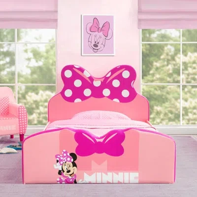 Delta Children Disney Minnie Mouse Upholstered Twin Bed By , Pink