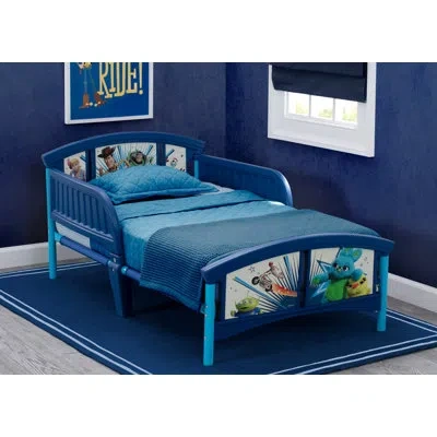 Delta Children Disney Pixar Toy Story Plastic Toddler Platform Bed In Blue
