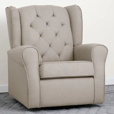 Delta Children Emma Nursery Glider Swivel Rocker Chair- Greenguard Gold Certified, French In Brown