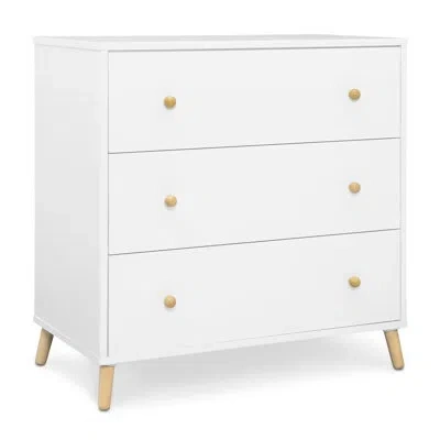 Delta Children Essex 3 Drawer Dresser In Bianca White,natural