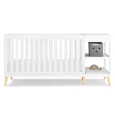 Delta Children Essex 4-in-1 Convertible Crib And Changer In White