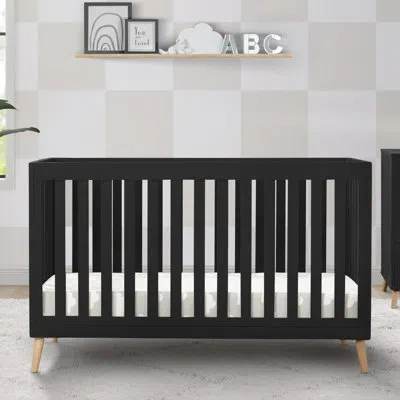 Delta Children Essex 4-in-1 Convertible Crib In Black