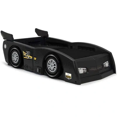 Delta Children Grand Prix Toddler To Twin Bed In Black