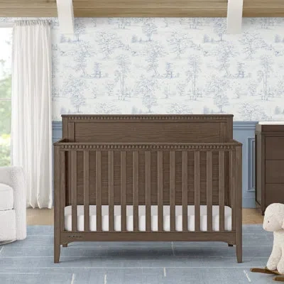 Delta Children Kendall 6-in-1 Convertible Crib In Brown