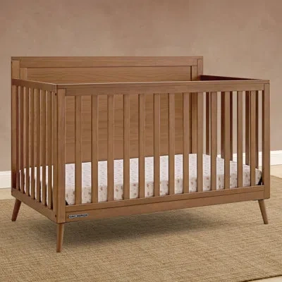 Delta Children Lola 6-in-1 Convertible Crib In Chestnut