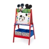 Delta Children Mickey Mouse Wooden Double-sided Activity Easel Mickey Mouse Easel In Red