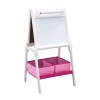 Delta Children Mysize Double-sided Storage Easel - White Easel In White