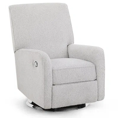 Delta Children Nest Nursery Swivel Recliner, Java In Gray