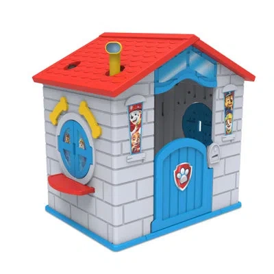 Delta Children Nick Jr. Paw Patrol Plastic Indoor/outdoor Playhouse With Easy Assembly By , Blue In Blue;white;red