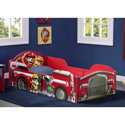 Delta Children Nick Jr. Paw Patrol Toddler Car Bed In Red