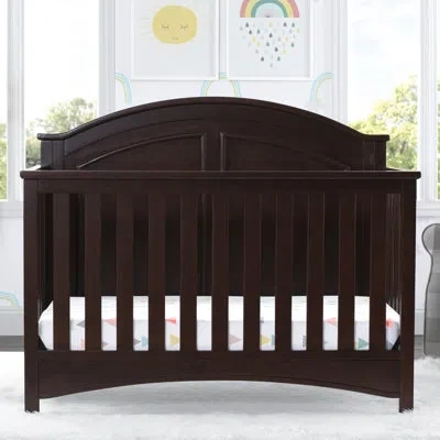 Delta Children Perry 6-in-1 Convertible Crib, Greenguard Gold Certified In Brown