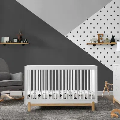 Delta Children Poppy 4-in-1 Convertible Crib In Bianca White