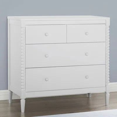 Delta Children Saint 4-drawer Changing Table Dresser In Bianca White