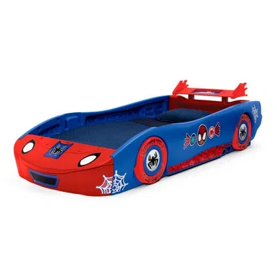 Delta Children Spidey And His Amazing Friends Web Crawler Race Car Twin Bed By , Blue/red In Multi