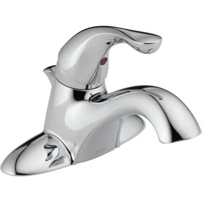 Delta Classic Centerset Bathroom Faucet With Drain Assembly In Chrome