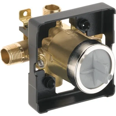 Delta Classic Multichoice Universal Mixing Rough-in Valve With Service Stops And High-flow - No Tub Port In Gold;black
