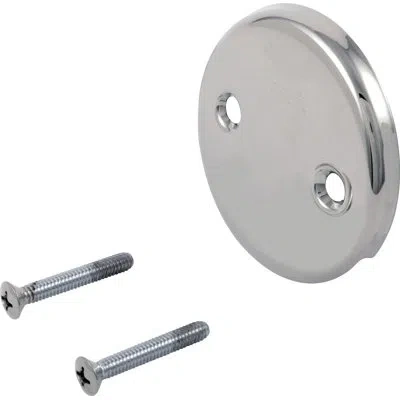 Delta Classic Overflow Plate And Screw In Chrome