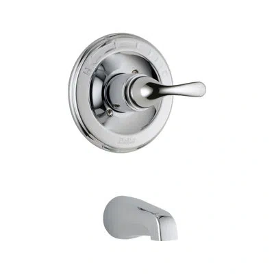 Delta Classic Single Handle Wall Mounted Tub Spout Trim In Chrome