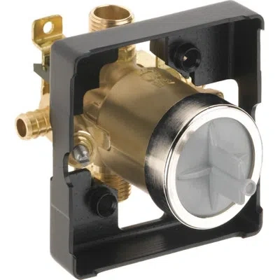 Delta Classic Universal Tub And Shower Pex Valve Body With Stop In Gold
