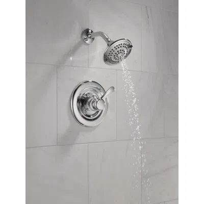 Delta Classic Volume Control Shower Faucet With Lever Handle And H2okinetic Technology In Chrome