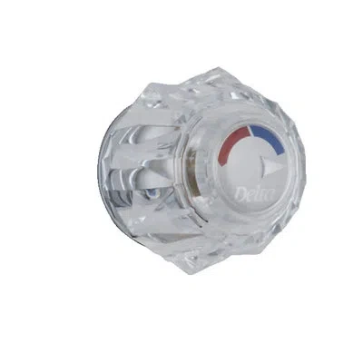 Delta Clear Handle Tub Faucet In Chrome