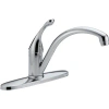 Delta Collins Single Handle Kitchen Faucet With Diamond Seal Technology In Chrome