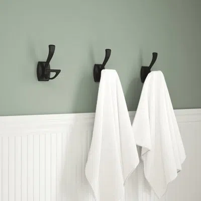 Delta Dansant Wall Mounted Towel Hook In Matte Black