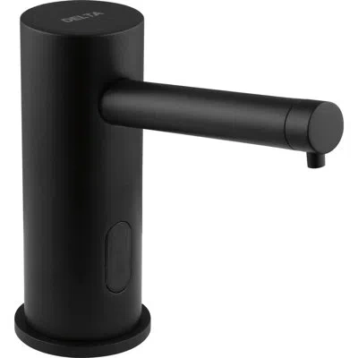 Delta Deck-mount Electronic Soap Dispenser - Battery Operated In Matte Black